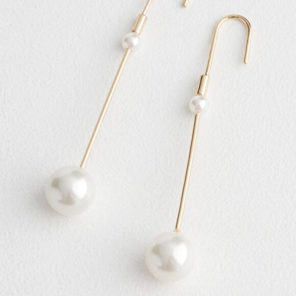 & Other Stories Pearl Earrings - Picture 1 of 5